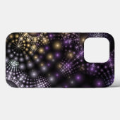 Fraktal Sphere Art Mandala Universe iPhone Case (Rückseite (Horizontal))