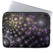 Fraktal Sphere Art Mandala Universe Laptop Sleeve (Vorderseite)