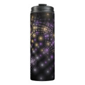 Fraktal Sphere Art Mandala Universe Thermosbecher (Vorderseite)
