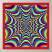 Fraktal Spider Web Poster (Vorne)