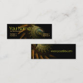 Fraktal Spikez Mini Business Card Mini Visitenkarte (Vorne/Hinten)
