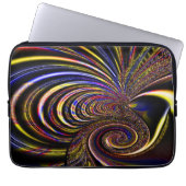 Fraktal Spiral Designed (13") Electronics Bag Laptopschutzhülle (Vorderseite)