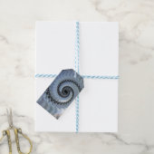 Fraktal Spiral Elegance - Geschenk Tag Geschenkanhänger (Mit Garn)