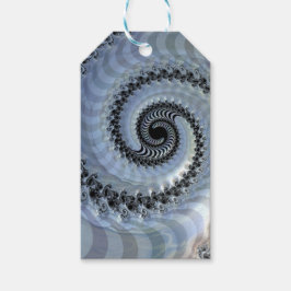 Fraktal Spiral Elegance - Geschenk Tag Geschenkanhänger