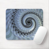 Fraktal Spiral Elegance Mouse Pad Mousepad (Mit Mouse)