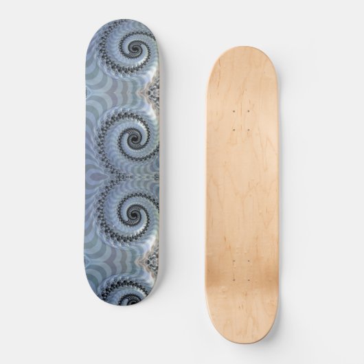 Fraktal Spiral Elegance Skateboard (Vorderseite)