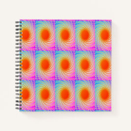 Fraktal Spiral Notebook Notizblock