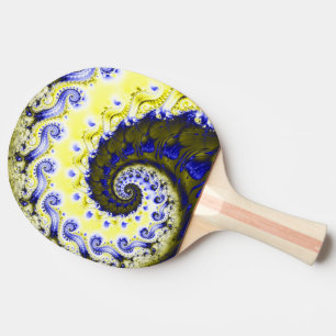 Fraktal Spiral Ping Pong Paddle Tischtennis Schläger