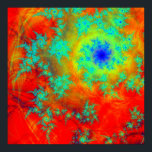 Fraktal Spiral Poster<br><div class="desc">Cooles Fraktal-Artwork-Design bereit für jedermann zu individualisieren.</div>