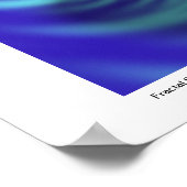 Fraktal Spiral Poster (Ecke)