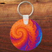 Fraktal Spiral Schlüsselanhänger (Vorderseite)