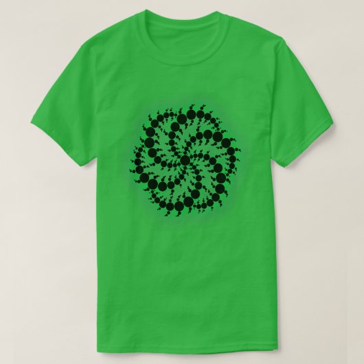 Fraktal Spiral T-Shirt (Design vorne)