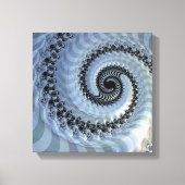 Fraktal Spirale Elegance Canvas Print Leinwanddruck (Vorderseite)