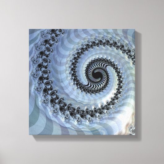 Fraktal Spirale Elegance Canvas Print Leinwanddruck (Vorderseite)