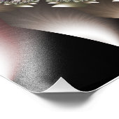 Fraktal Spiralkunstdruck Fotodruck (Ecke)