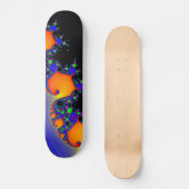 Fraktal Spirals: Benutzerdefinierte Skateboard (Vorderseite)