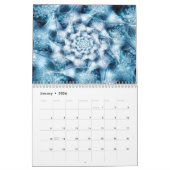 Fraktal Spirals von Wolfepaw Calendar Januar Cvr Kalender (Jan 2026)