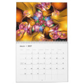 Fraktal Spirals von Wolfepaw Calendar Januar Cvr Kalender (Mär 2027)