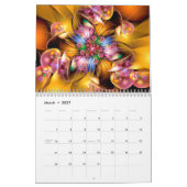 Fraktal Spirals von Wolfepaw Calendar Kalender (Mär 2027)
