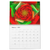 Fraktal Spirals von Wolfepaw Calendar Kalender (Feb 2027)
