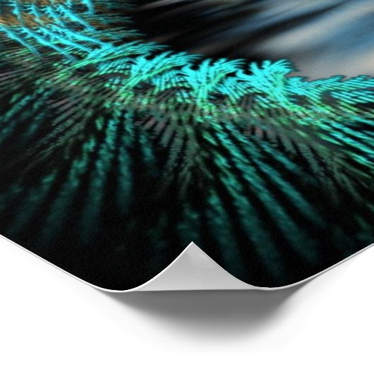 Fraktal Spiritiz Poster (Ecke)