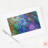 Fraktal Spring Swatch Rechteckiger Aufkleber (Umschlag)