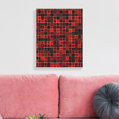 Fraktal Squares Canvas Print Leinwanddruck (Insitu (Wohnzimmer))