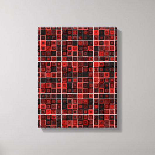 Fraktal Squares Canvas Print Leinwanddruck (Vorderseite)