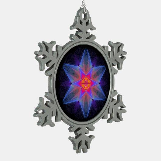Fraktal Star Abstrakt Ornament (Links)