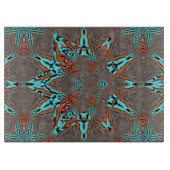 Fraktal Star der zukünftigen Komplexität Schneidebrett (Vorderseite)