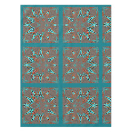 Fraktal Star der zukünftigen Komplexität Tischdecke