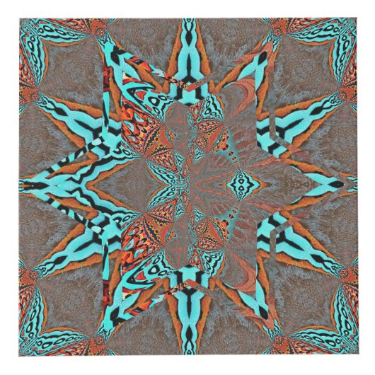 Fraktal Star der zukünftigen Komplexität Würfel (Vorderseite)