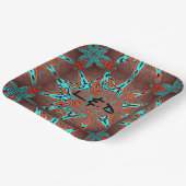 Fraktal Star of Future & Your Briefe Pappteller (Gewinkelt)