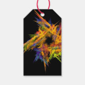 Fraktal Star Weihnachtsgeschenk-Tag Geschenkanhänger (Vorderseite)