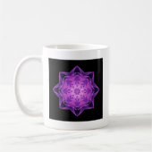 Fraktal Stardust lila Kaffeetasse (Links)