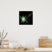 Fraktal stars - Poster (Küche)
