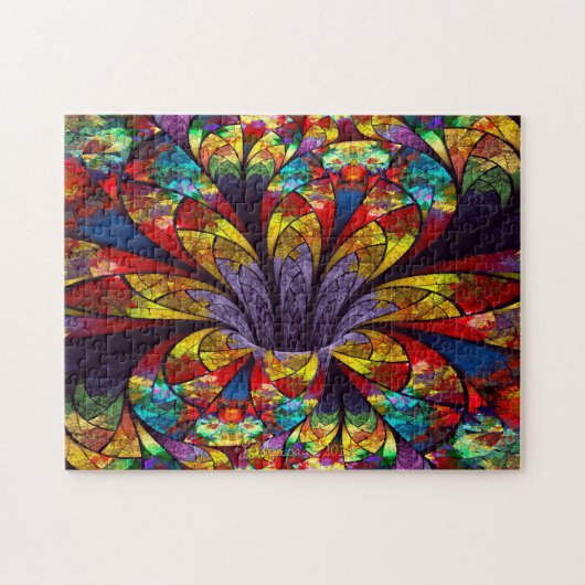 Fraktal-Staub-Bläschen Puzzle (Horizontal)