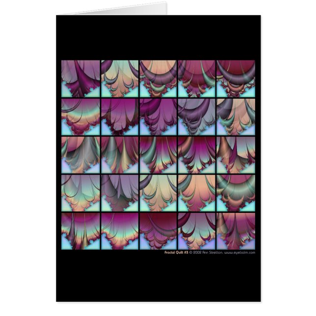 Fraktal-Steppdecke #3 (Vorne)