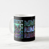 Fraktal-Steppdecken-Tasse 357 Kaffeetasse (Vorderseite Links)