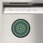 Fraktal-Stern Mandala Magnet (In Situ (Geschirrspüler))