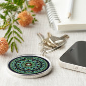 Fraktal-Stern Mandala Schlüsselanhänger (Seite)