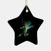 Fraktal - Sterne Keramik Ornament (Rechts)