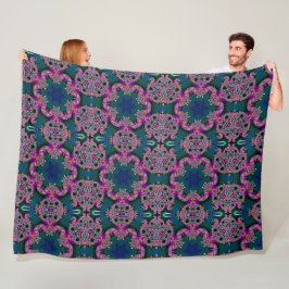 Fraktal-Strahlung Fleecedecke