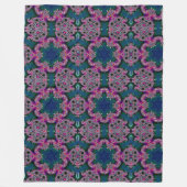 Fraktal-Strahlung Fleecedecke (Vorderseite)