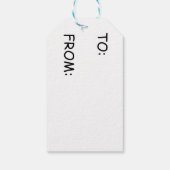 Fraktal-Strahlung Geschenkanhänger (Rückseite)