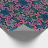 Fraktal-Strahlung Geschenkpapier (Ecke)