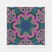 Fraktal-Strahlung Serviette (Vorderseite)