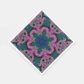 Fraktal-Strahlung Serviette (Ecke)