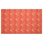 Fraktal-Strudelmuster, korallenrotes Rosa und Stoff (Fat Quarter (45,7 x 55,9 cm))
