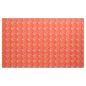 Fraktal-Strudelmuster, korallenrotes Rosa und Stoff (Yard (91,4 cm))